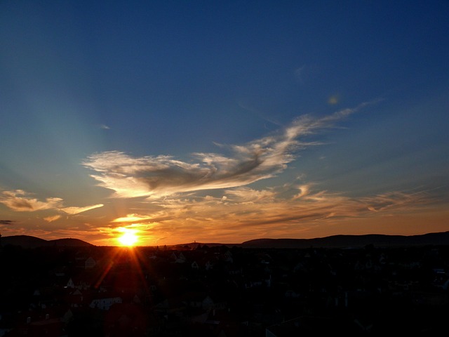 Free Sunset Veszprém photo and picture