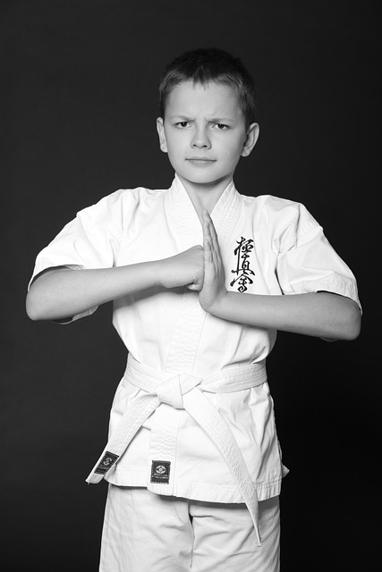 Chico, Teen, Kárate, Kimono, Deportes