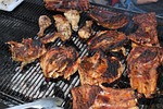 bar-b-que, chicken, food