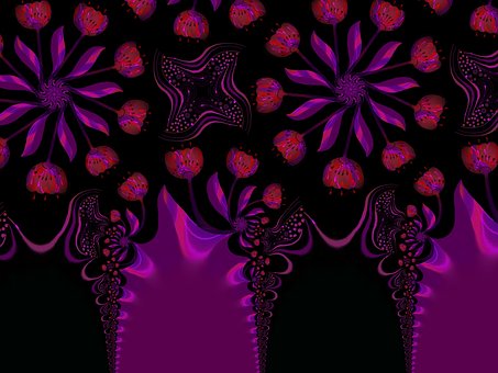Achtergrond, Rood, Purper, Zwart