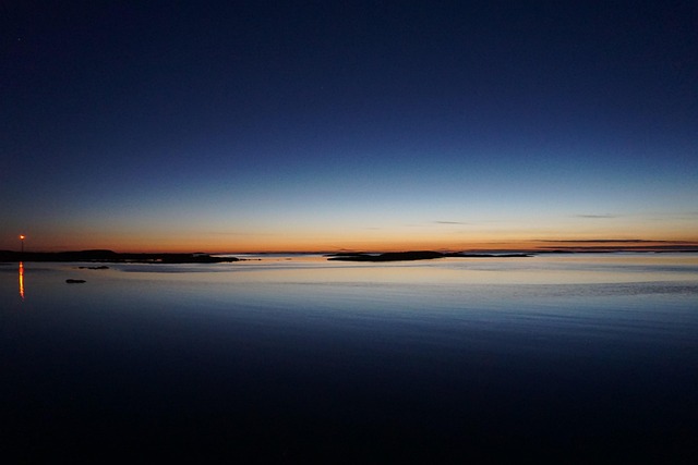 Free Sunset Blue photo and picture