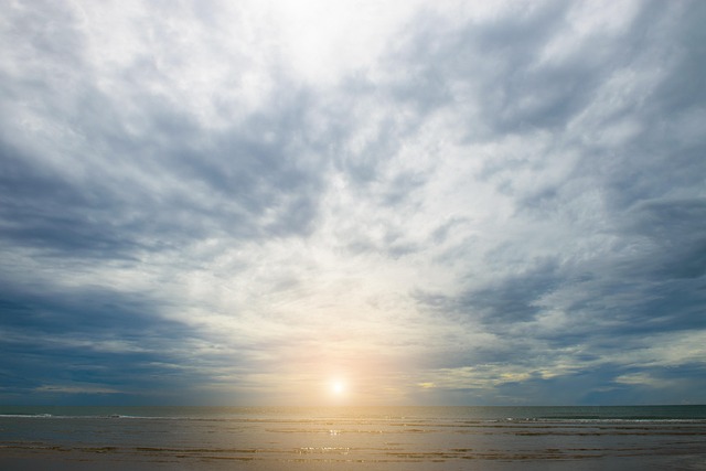 Mar, Playa, Cielo, Amanecer, Nube