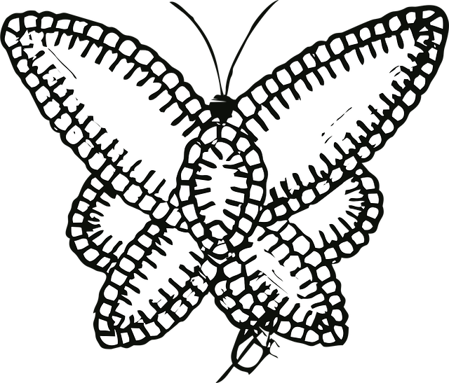 Download free HD stock image of Embroidery Embroidered Free embroidery embroidered butterfly vector