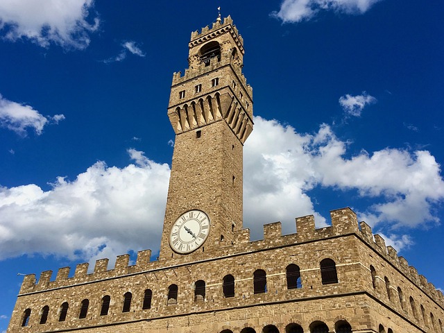 Florence, palazzo vecchio, italy vacation and town hall tower — photo by Eagleeye56