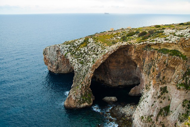 Malta, Blaue Grotte, Wasser