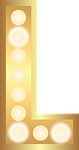 l, glamour, gold