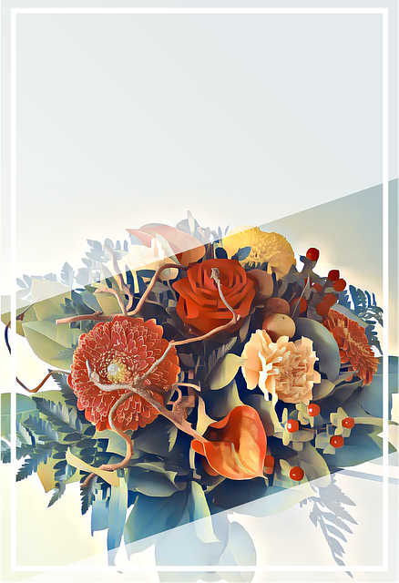 Free map telegram invitation illustration