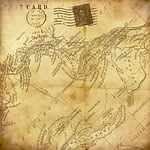 vintage, map, background