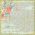 vintage, floral, background