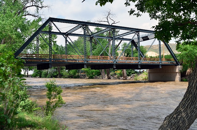 Free Bridge River photo and picture