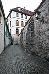 alley, stone, the walls of the