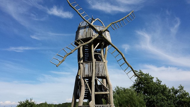 Free Windmill Sky photo and picture