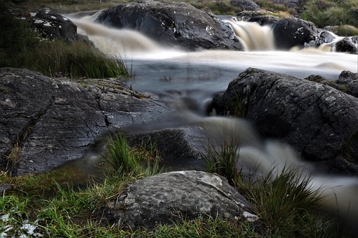 Cascada, Arroyo, Irlanda, Galway