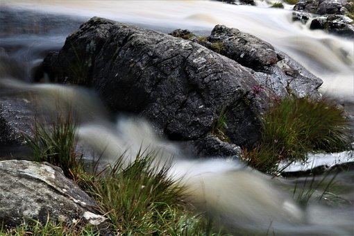 Cascada, Arroyo, Irlanda, Piedras, Flujo