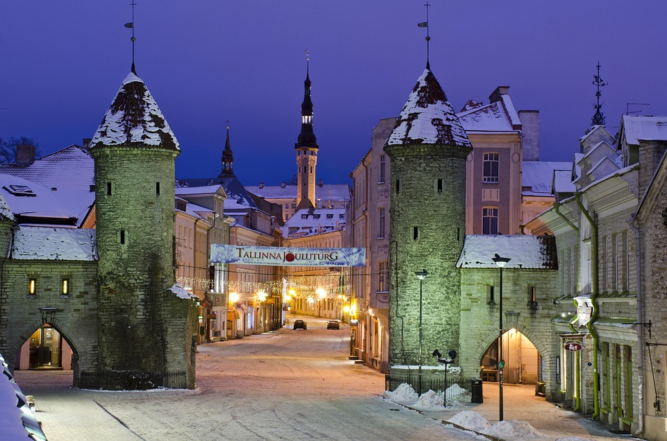 Tallin, Winter, Stadt