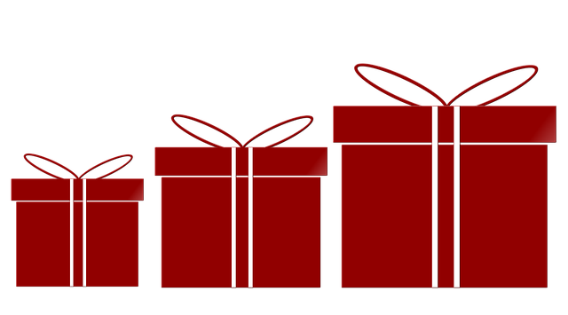 Free gift box present illustration