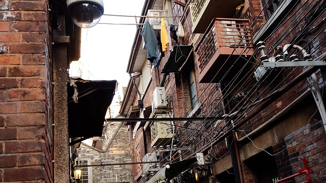 Shanghai, Callejón, Casa, Ropa