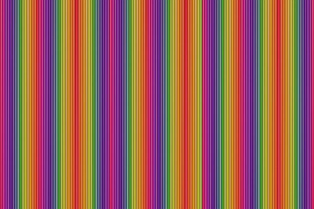Free spectrum spectral colors psychedelic illustration