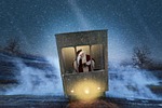 santa claus, nicholas, train