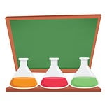 blackboard, science, experiments