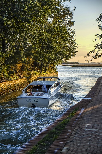 Barco, Sol, Puesta Del Sol, Agua