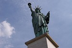 paris, statue of liberty, seine