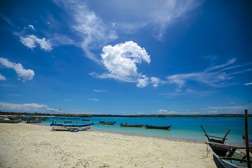Strand, Blau, Blauer Himmel, Sands, Meer
