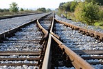 railway, baffler, far distance