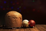 panettone, christmas, papei noel
