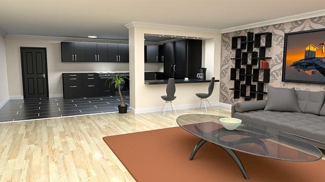 Free architecture interior room illustration