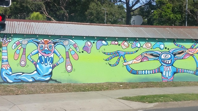 Free Alien Graffiti photo and picture