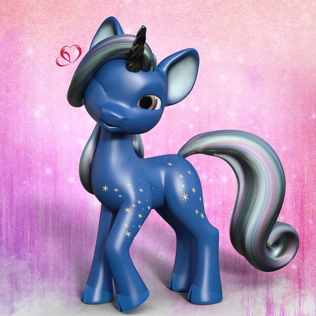 Free unicorn pony mythical creatures illustration