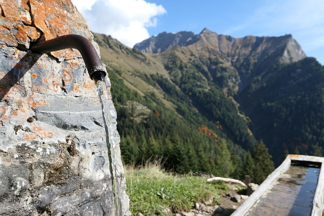 Wasser, Brunnen, Berge, Nass, Glasklar