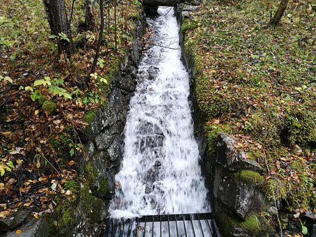 Outono, Noruega, Cachoeira