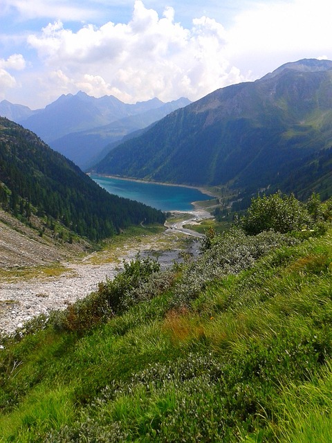 Free Dam Alps photo and picture