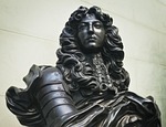 louis xiv, bust, statue