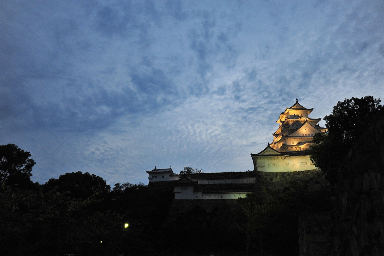 姫路城 夕方 Pixabayの無料写真