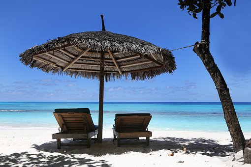 Malediven, Urlaub, Sommer, Himmel