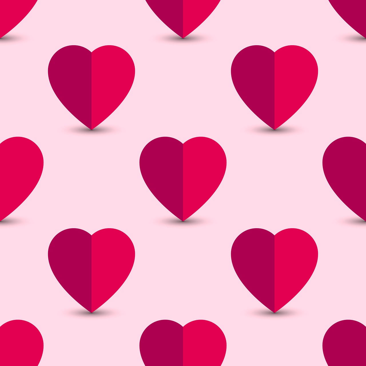 Download The Heart Pattern Background Royalty Free Stock Illustration