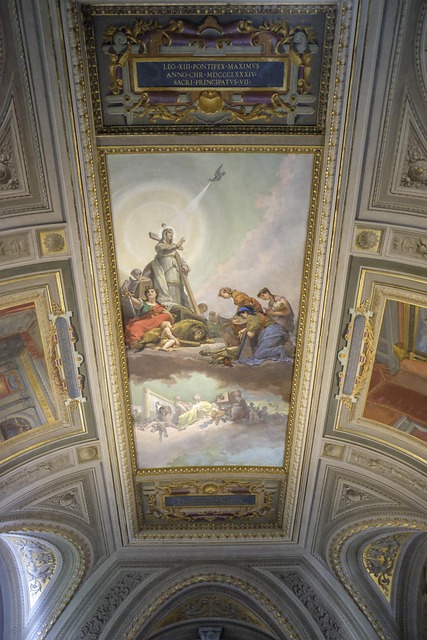 Vaticano, Museo, Techo, Pintura De Techo