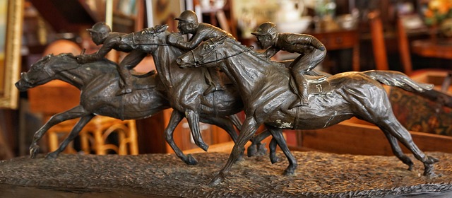 horse, racing, trophy, antique, nature, ireland