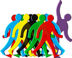 crowd, stand out, group