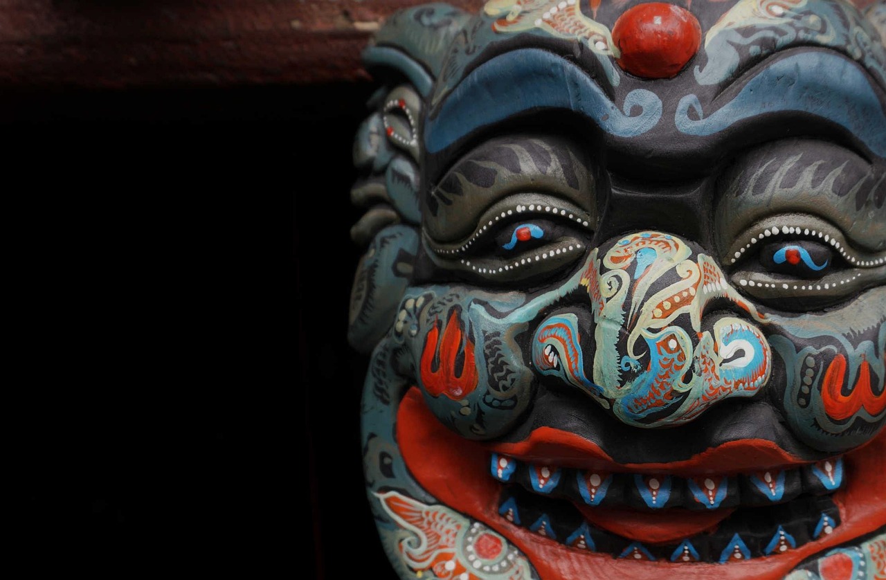 Mask - free online jigsaw puzzle photo