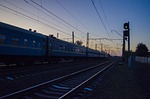 road, train, cars