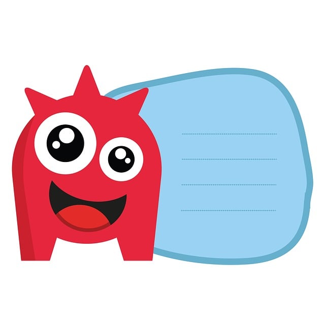 Free monster record tags illustration