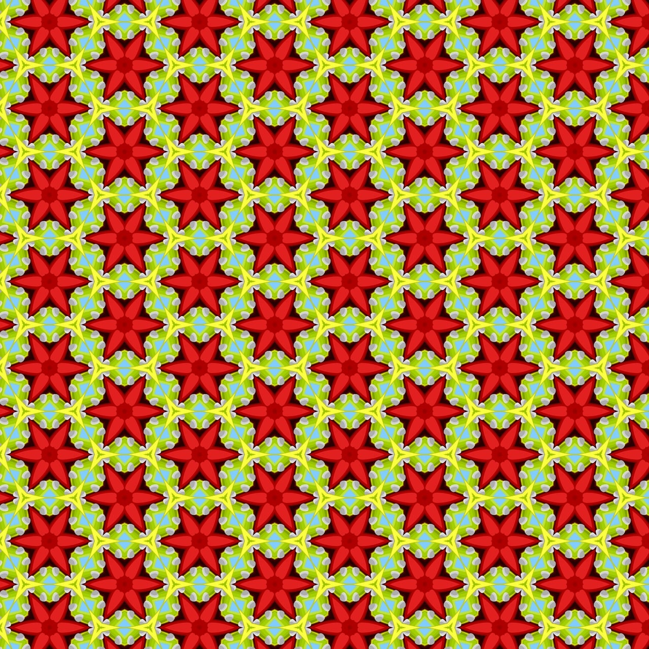 Flower Pattern Red Box Pattern Red Flowers Flower - Free image on Pixabay