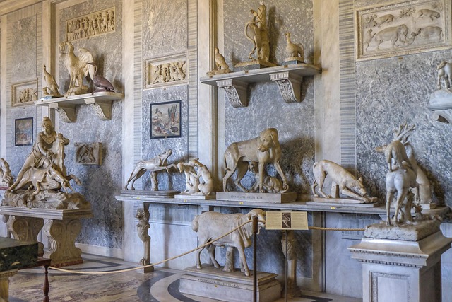Esculturas, Bronce, Mármol, Animales