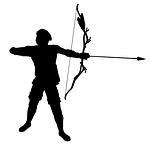 archer, archery, bow