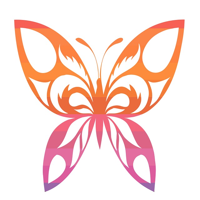 Free butterfly design nature illustration