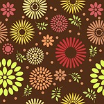 floral, pattern, design